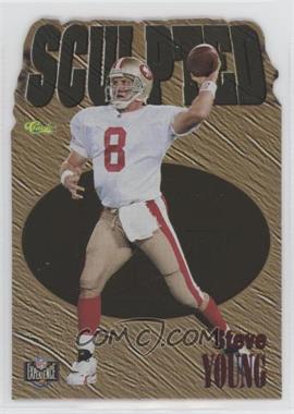 1996 Classic NFL Experience - Sculpted #S16 - Steve Young