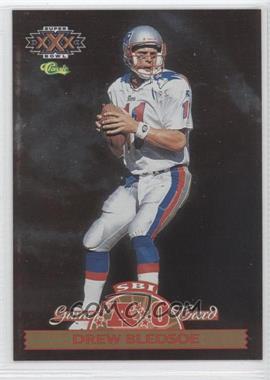 1996 Classic NFL Experience - Super Bowl Interactive Game Cards #AFC0 - Drew Bledsoe