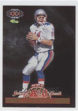 1996 Classic NFL Experience - Super Bowl Interactive Game Cards #AFC0 - Drew Bledsoe