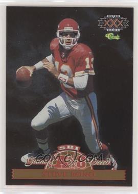 1996 Classic NFL Experience - Super Bowl Interactive Game Cards #AFC8 - Steve Bono
