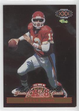 1996 Classic NFL Experience - Super Bowl Interactive Game Cards #AFC8 - Steve Bono