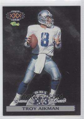 1996 Classic NFL Experience - Super Bowl Interactive Game Cards #NFC3 - Troy Aikman