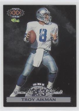 1996 Classic NFL Experience - Super Bowl Interactive Game Cards #NFC3 - Troy Aikman