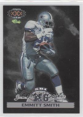 1996 Classic NFL Experience - Super Bowl Interactive Game Cards #NFC6 - Emmitt Smith