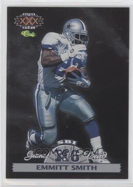 1996 Classic NFL Experience - Super Bowl Interactive Game Cards #NFC6 - Emmitt Smith