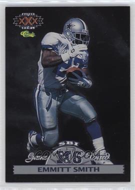 1996 Classic NFL Experience - Super Bowl Interactive Game Cards #NFC6 - Emmitt Smith