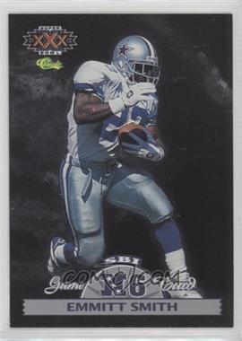 1996 Classic NFL Experience - Super Bowl Interactive Game Cards #NFC6 - Emmitt Smith