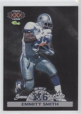 1996 Classic NFL Experience - Super Bowl Interactive Game Cards #NFC6 - Emmitt Smith