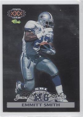 1996 Classic NFL Experience - Super Bowl Interactive Game Cards #NFC6 - Emmitt Smith