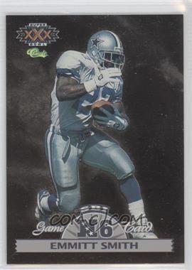 1996 Classic NFL Experience - Super Bowl Interactive Game Cards #NFC6 - Emmitt Smith