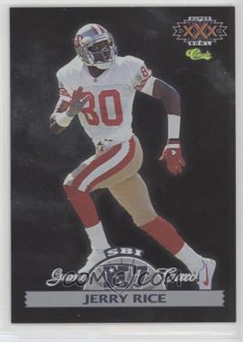 1996 Classic NFL Experience - Super Bowl Interactive Game Cards #NFC7 - Jerry Rice