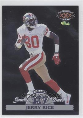 1996 Classic NFL Experience - Super Bowl Interactive Game Cards #NFC7 - Jerry Rice