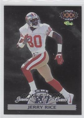 1996 Classic NFL Experience - Super Bowl Interactive Game Cards #NFC7 - Jerry Rice