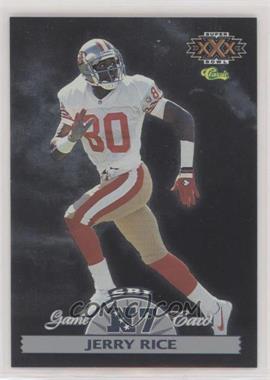 1996 Classic NFL Experience - Super Bowl Interactive Game Cards #NFC7 - Jerry Rice
