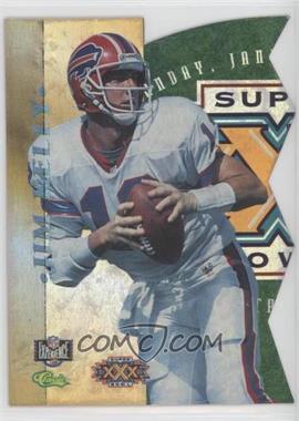 1996 Classic NFL Experience - Super Bowl XXX Die-Cuts #1A - Jim Kelly