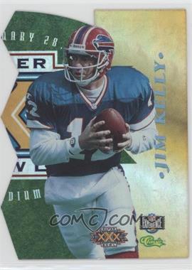 1996 Classic NFL Experience - Super Bowl XXX Die-Cuts #1B - Jim Kelly