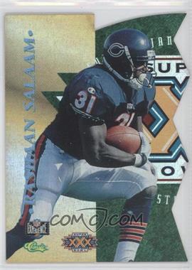 1996 Classic NFL Experience - Super Bowl XXX Die-Cuts #8A - Rashaan Salaam