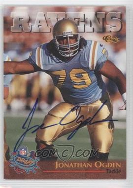 1996 Classic NFL Rookies - [Base] - Autographs #2 - Jonathan Ogden