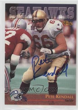 1996 Classic NFL Rookies - [Base] - Autographs #80 - Pete Kendall