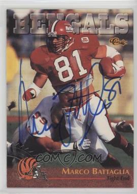 1996 Classic NFL Rookies - [Base] - Autographs #85 - Marco Battaglia