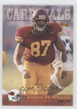 1996 Classic NFL Rookies - [Base] #58 - Johnny McWilliams