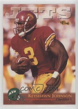 1996 Classic NFL Rookies - [Base] #99 - Keyshawn Johnson