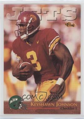 1996 Classic NFL Rookies - [Base] #99 - Keyshawn Johnson