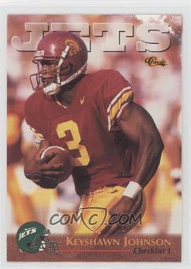 1996 Classic NFL Rookies - [Base] #99 - Keyshawn Johnson