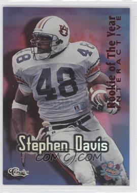 1996 Classic NFL Rookies - Rookie of the Year Interactive #RY17 - Stephen Davis