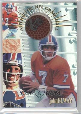 1996 Collector's Edge Advantage - Authentic Game Ball #G6 - John Elway