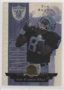 1996 Collector's Edge President's Reserve - Air Force One - CS #9 - Tim Brown /500