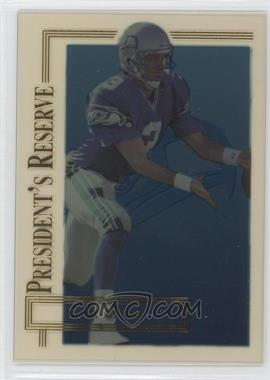 1996 Collector's Edge President's Reserve - [Base] #178 - Rick Mirer /20000