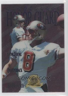 1996 Collector's Edge President's Reserve - Honor Guard #HG5 - Steve Young /1000