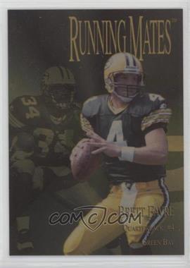 1996 Collector's Edge President's Reserve - Running Mates - Gold Missing Serial Number #RM13 - Brett Favre, Edgar Bennett