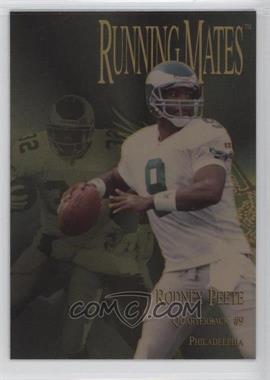 1996 Collector's Edge President's Reserve - Running Mates - Gold Missing Serial Number #RM19 - Rodney Peete, Ricky Watters