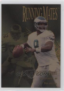 1996 Collector's Edge President's Reserve - Running Mates - Gold Missing Serial Number #RM19 - Rodney Peete, Ricky Watters
