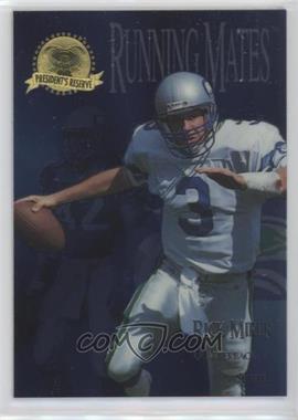 1996 Collector's Edge President's Reserve - Running Mates #RM12 - Rick Mirer, Chris Warren /2000