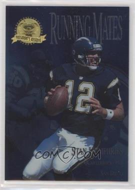 1996 Collector's Edge President's Reserve - Running Mates #RM4 - Stan Humphries, Natrone Means /2000 [EX to NM]