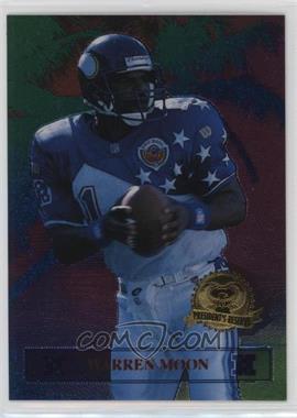 1996 Collector's Edge President's Reserve - Tanned, Rested, & Ready - Gold #2 - Warren Moon /150