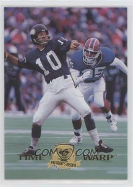 1996 Collector's Edge President's Reserve - Time Warp #3 - Bryce Paup, Fran Tarkenton /2000 [EX to NM]