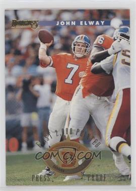 1996 Donruss - [Base] - Press Proof #173 - John Elway /2000