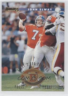 1996 Donruss - [Base] - Press Proof #173 - John Elway /2000