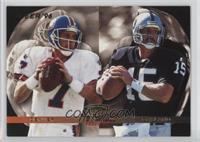 Pro Football Weekly - John Elway, Jeff Hostetler