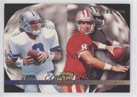 Pro Football Weekly - Troy Aikman, Steve Young [EX to NM]