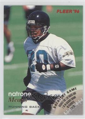 1996 Fleer - [Base] #64 - Natrone Means