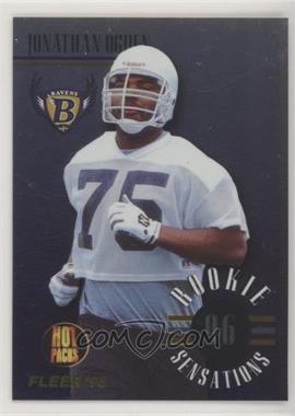 1996 Fleer - Rookie Sensations - Hot Pack #9 - Jonathan Ogden