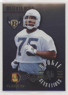 1996 Fleer - Rookie Sensations - Hot Pack #9 - Jonathan Ogden