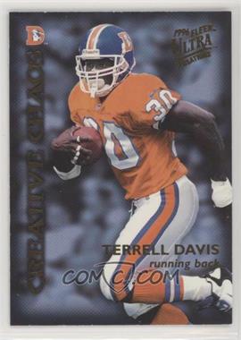 1996 Fleer Ultra Sensations - Creative Chaos #10.2 - Terrell Davis, Marshall Faulk