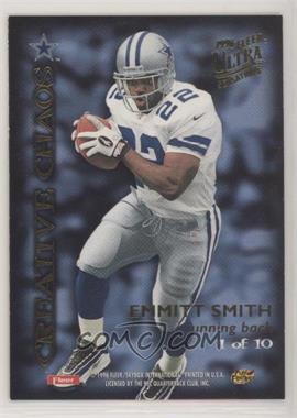 1996 Fleer Ultra Sensations - Creative Chaos #1.3 - Emmitt Smith, Curtis Martin