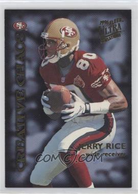 1996 Fleer Ultra Sensations - Creative Chaos #1.7 - Jerry Rice, Emmitt Smith